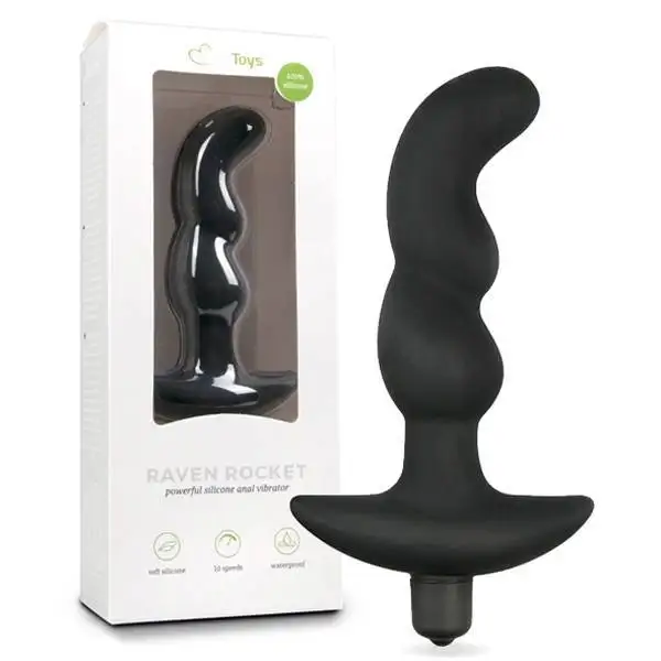 Estimulador da Próstata EasyToys Raven Rocket Preto