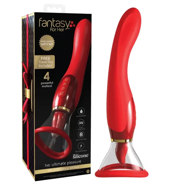 Estimulador Her Ultimate Pleasure 24 k Gold Luxury Edition