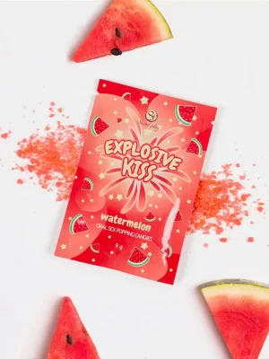 Explosive Kiss Granulado para Sexo Oral Melancia