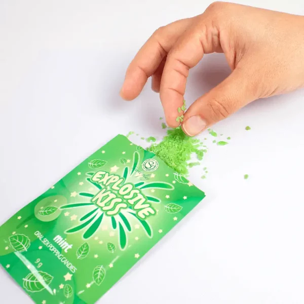 Explosive Kiss Granulado para Sexo Oral Menta