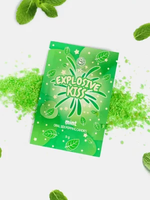 Explosive Kiss Granulado para Sexo Oral Menta