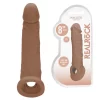 Extensão de Pénis 8'' RealRock Castanho