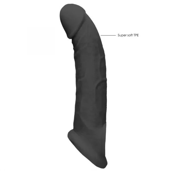Extensão de Pénis 9'' RealRock Preto