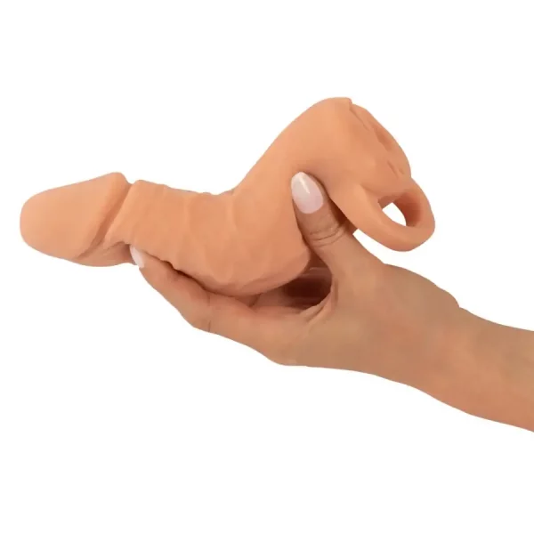 Extensão + Masturbador 2 em 1 Nature Skin Medium