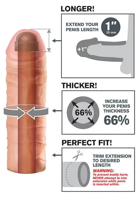 Extensão Mega 2,5 cm Fantasy X-Tensions