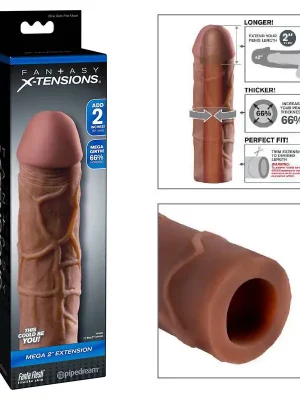 Extensão Mega 5,1 cm Fantasy X-Tensions Mulato