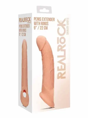 Extensão Peniana com Anéis RealRock Natural
