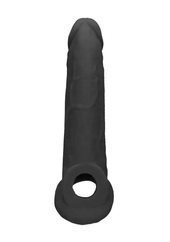 Extensão Peniana com Anéis RealRock Preto