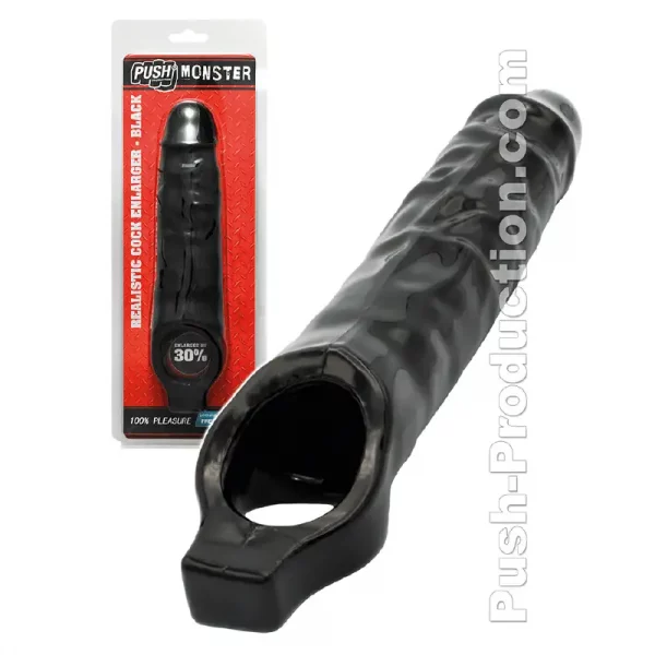 Extensão Realistic Cock Enlarger Preto