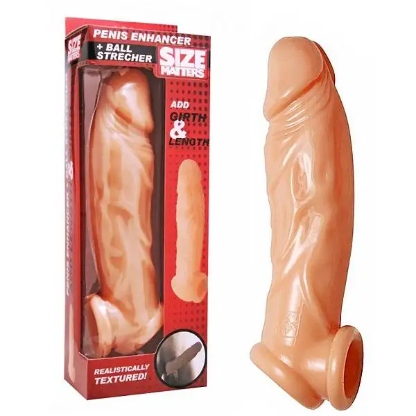 Extensão Size Matters Penis Enhancer & Ball Strecher Natural