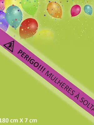Faixa Perigo Mulheres á Solta