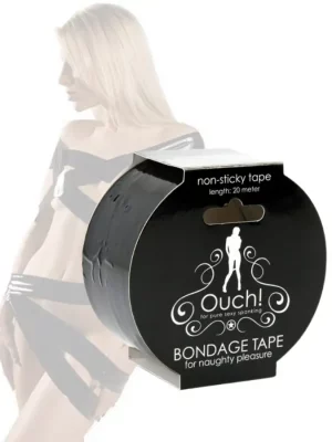 Fita de Bondage Preta 20 Metros