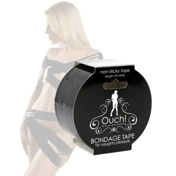Fita de Bondage Preta 20 Metros