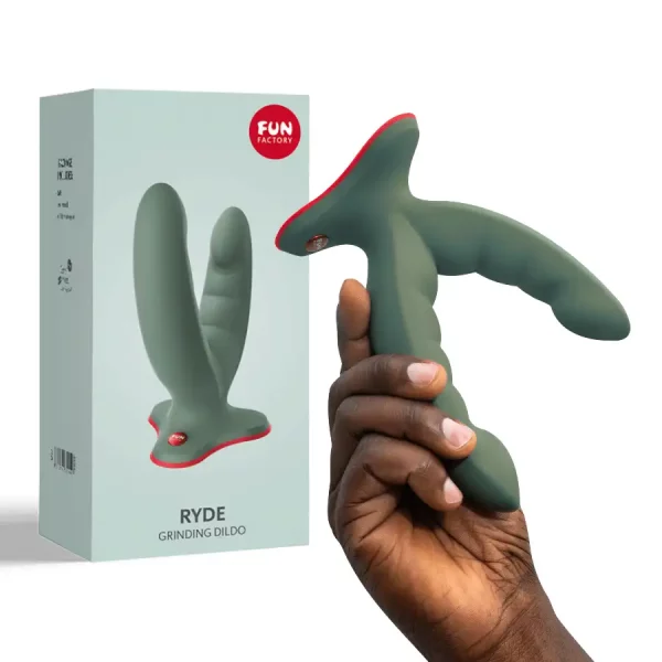 Fun Factory Ryde Dildo Duplo Verde