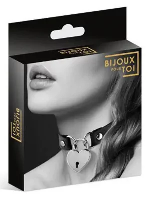 Gargantilha Bijoux Pour Toi Coração Aprisionado