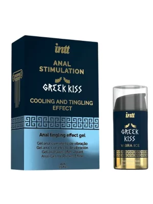 Gel Anal Com Efeito Frio e Vibração INTT Greek Kiss