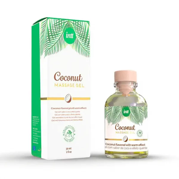 Gel de Massagem com Efeito Calor INTT Coco