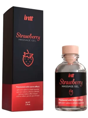 Gel de Massagem com Efeito Calor INTT Morango