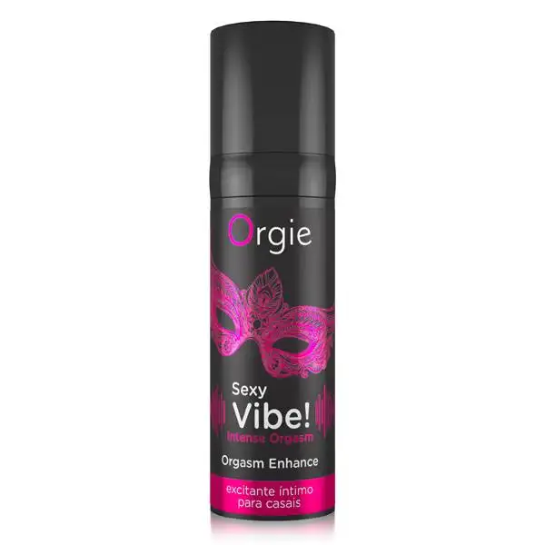 Gel Excitante com Efeito Vibrante Orgie Sexy Vibe! Intense Orgasm 15 ml.