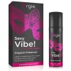 Gel Excitante com Efeito Vibrante Orgie Sexy Vibe! Intense Orgasm 15 ml.