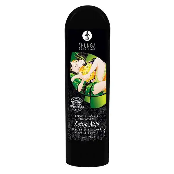 Gel Sensibilizante para Casais Shunga Lotus Noir 60 ml.
