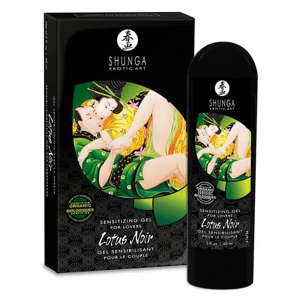 Gel Sensibilizante para Casais Shunga Lotus Noir 60 ml.