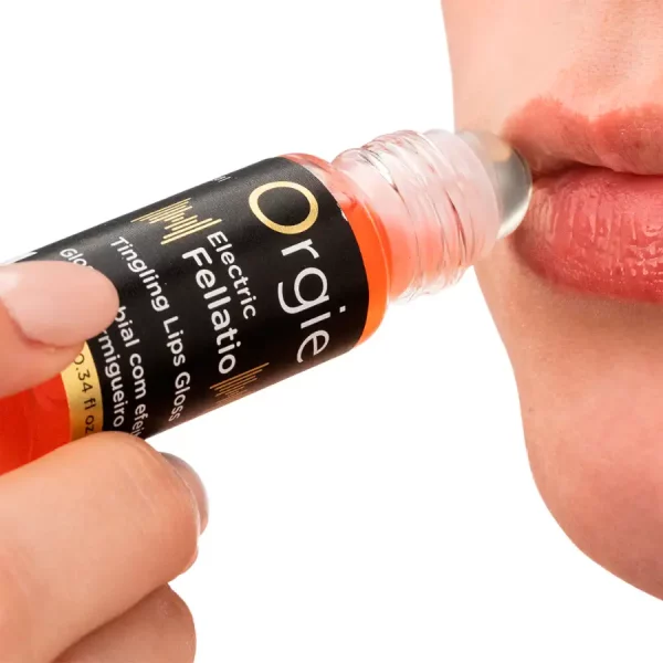 Gloss Labial com Efeito Vibrante Orgie Electric Fellatio 10 ml.