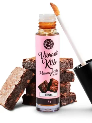 Gloss Labial Vibrant Kiss Secret Play Brownie 6gr.