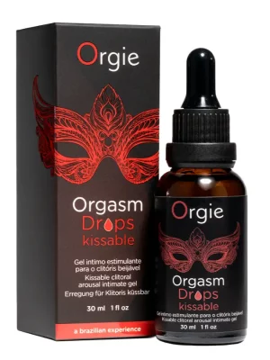 Gotas Estimulantes do Clitóris Orgie Orgasm Drops Kissable (30ml)