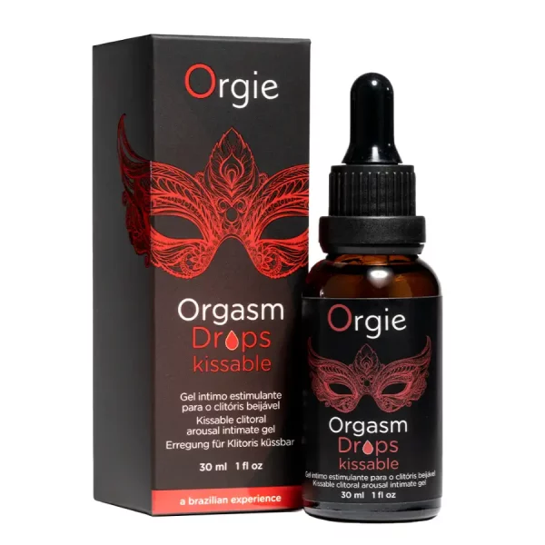 Gotas Estimulantes do Clitóris Orgie Orgasm Drops Kissable (30ml)