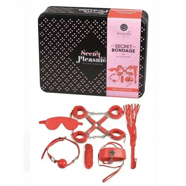 Kit BDSM Secret Bondage Vermelho