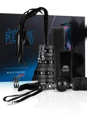 Kit BDSM Secret Pleasure Chest Preto
