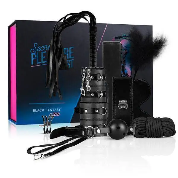Kit BDSM Secret Pleasure Chest Preto