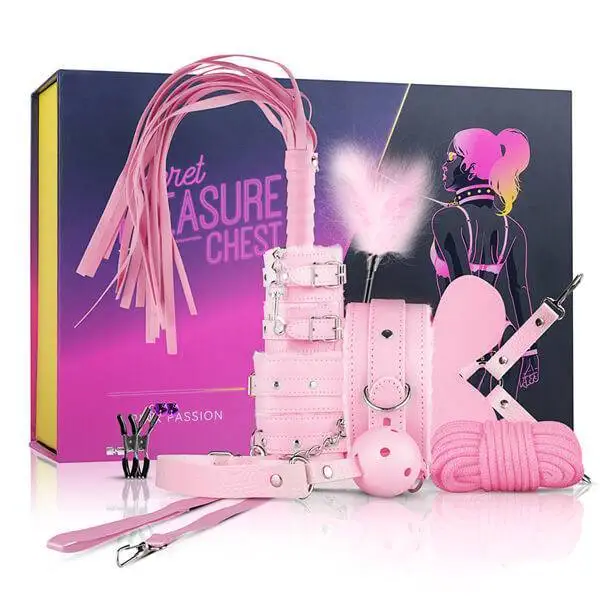 Kit BDSM Secret Pleasure Chest Rosa