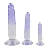 Kit de Dildos Para Treino Anal Crystal Clear
