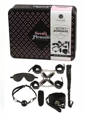 Kit de Dominação Secret Bondage Preto