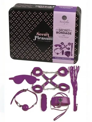 Kit de Dominação Secret Bondage Roxo