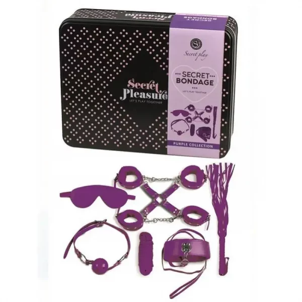 Kit de Dominação Secret Bondage Roxo
