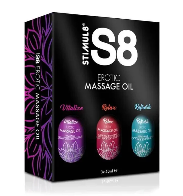 Kit de Óleos de Massagem S8