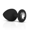 Kit de Plugs Anais Preto com Cristal Easytoys