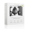Kit de Plugs Anais Preto com Cristal Easytoys