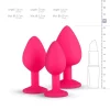 Kit de Plugs Anais Rosa com Cristal Easytoys