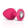 Kit de Plugs Anais Rosa com Cristal Easytoys