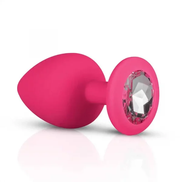 Kit de Plugs Anais Rosa com Cristal Easytoys