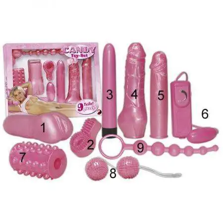 Kit Erótico Candy Toy Set
