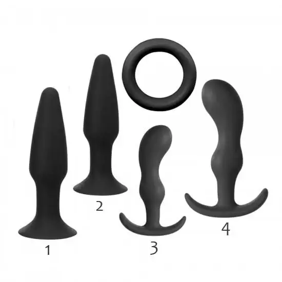 Kit para Treino Anal The Ultimate Jovial Collection Preto