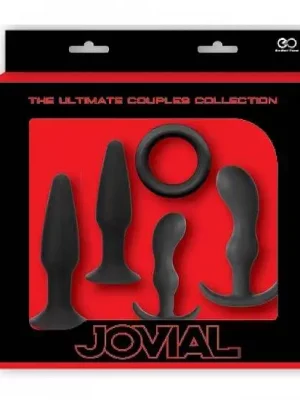 Kit para Treino Anal The Ultimate Jovial Collection Preto