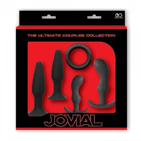 Kit para Treino Anal The Ultimate Jovial Collection Preto