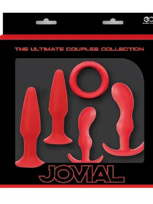 Kit para Treino Anal The Ultimate Jovial Collection Vermelho