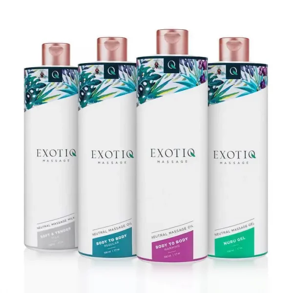 Óleo de Massagem Efeito Calor Exotiq Body To Body Warming 500 ml.